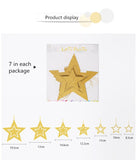 Qfdian Party decoration valentines day  6pcs/set Three-dimensional Hollow Snowflake Hanging Cardboard Party Christmas Happy Birthday Wedding Party Decoration for Home