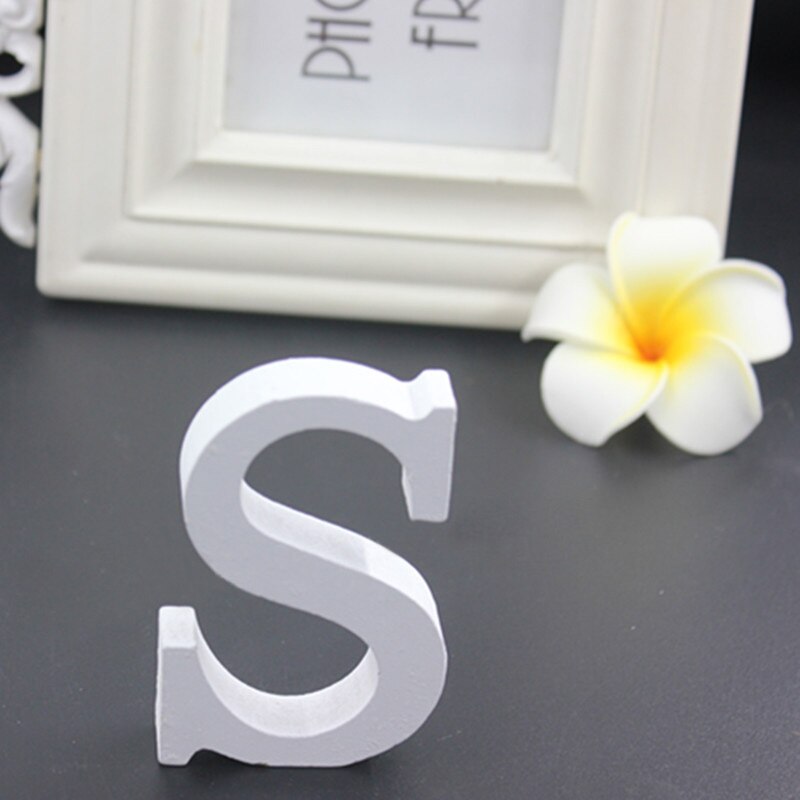 Qfdian Party decoration hot sale new 1pcs White Wooden LOVE Wedding Sign Romantic Wedding Decoration DIY Marriage LOVE Letters Photography Props