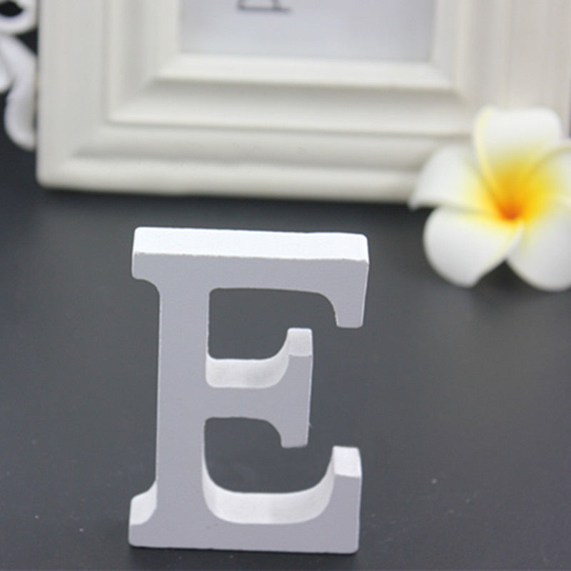 Qfdian Party decoration hot sale new 1pcs White Wooden LOVE Wedding Sign Romantic Wedding Decoration DIY Marriage LOVE Letters Photography Props