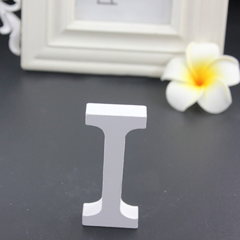 Qfdian Party decoration hot sale new 1pcs White Wooden LOVE Wedding Sign Romantic Wedding Decoration DIY Marriage LOVE Letters Photography Props