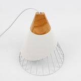 Qfdian home decor hot sale new Pendant Lamp Modern E27 Pendant Lights Wood  For Bedroom Hanging Lamp Nordic Aluminum Lampshade LED Bulb Kitchen Light