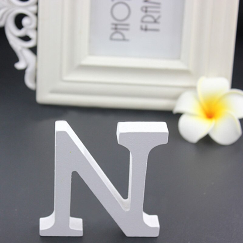 Qfdian Party decoration hot sale new 1pcs White Wooden LOVE Wedding Sign Romantic Wedding Decoration DIY Marriage LOVE Letters Photography Props