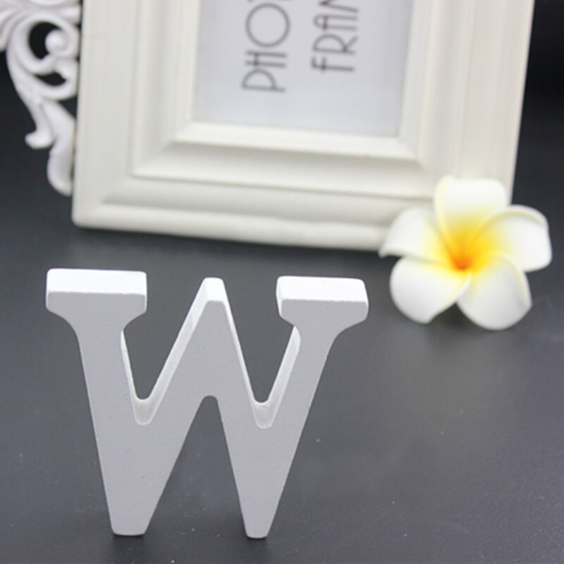 Qfdian Party decoration hot sale new 1pcs White Wooden LOVE Wedding Sign Romantic Wedding Decoration DIY Marriage LOVE Letters Photography Props