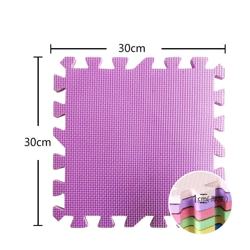 Qfdian home decor hot sale new 30cm Baby EVA Foam Puzzle Play Mat Kids Rugs Toys Carpet Child Safety Kids Room for Crawling Play Toys 9-Colour