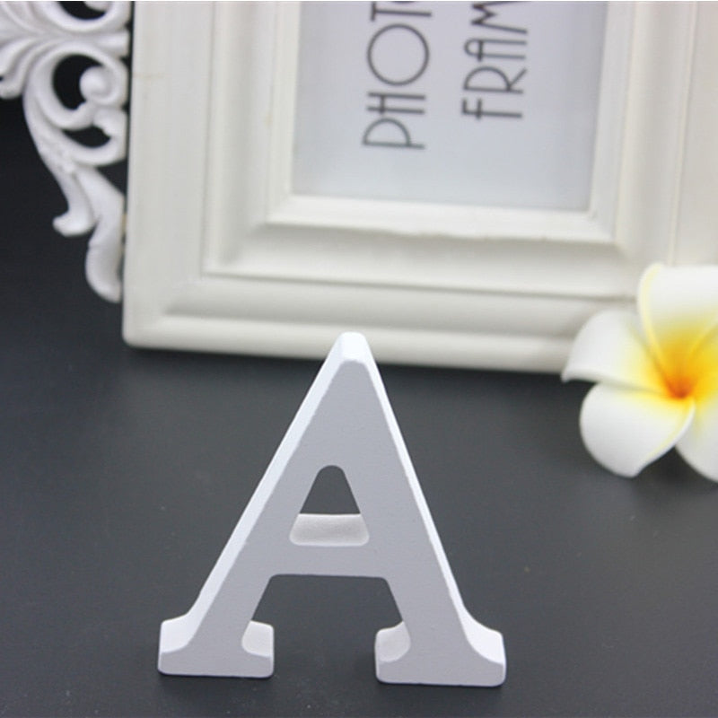 Qfdian Party decoration hot sale new 1pcs White Wooden LOVE Wedding Sign Romantic Wedding Decoration DIY Marriage LOVE Letters Photography Props