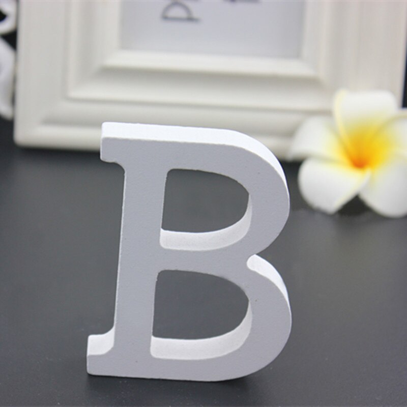 Qfdian Party decoration hot sale new 1pcs White Wooden LOVE Wedding Sign Romantic Wedding Decoration DIY Marriage LOVE Letters Photography Props