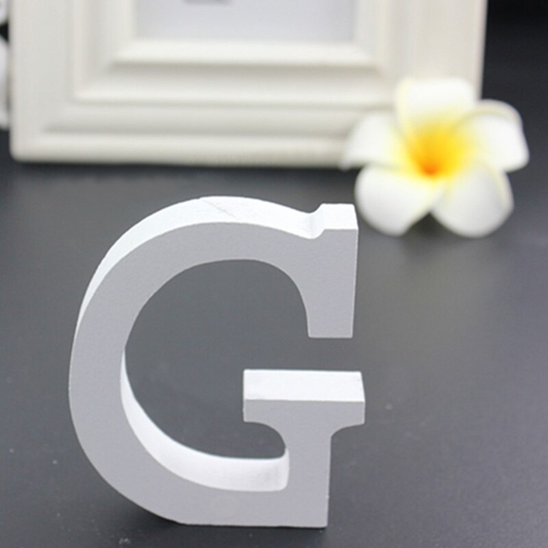 Qfdian Party decoration hot sale new 1pcs White Wooden LOVE Wedding Sign Romantic Wedding Decoration DIY Marriage LOVE Letters Photography Props