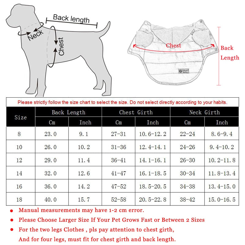 Qfdian Pet Outfits Autumn Winter Pet Clothes For Small Dogs Warm Puppy Pet Coat Jacket Waterproof Dog Hoodies Chihuahua French Bulldog Pug Clothing