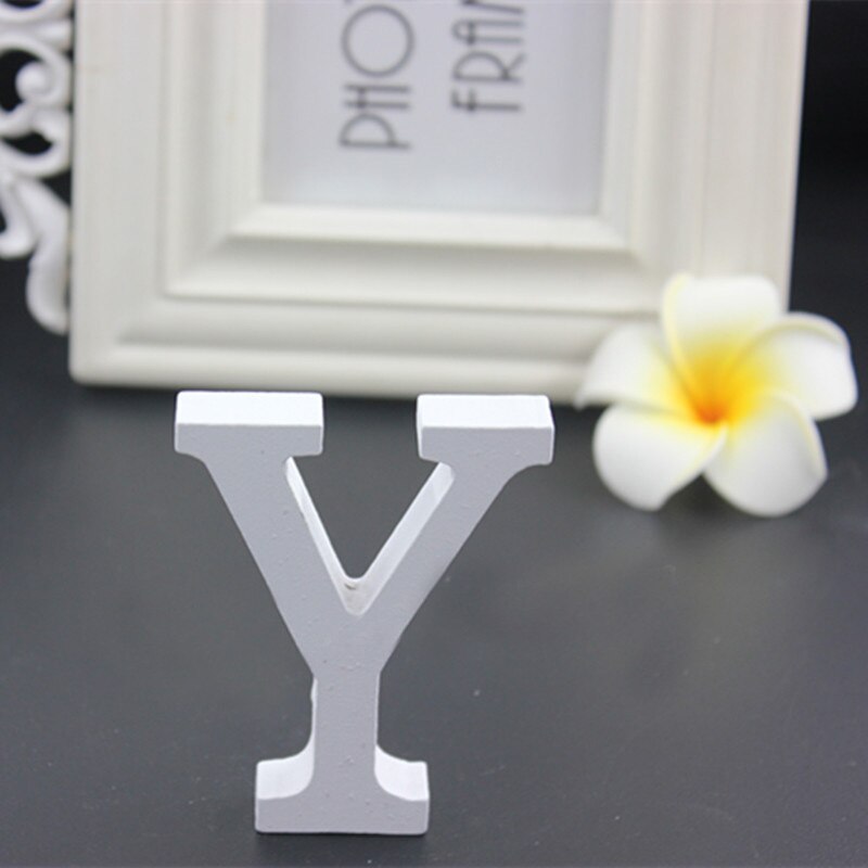 Qfdian Party decoration hot sale new 1pcs White Wooden LOVE Wedding Sign Romantic Wedding Decoration DIY Marriage LOVE Letters Photography Props