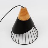 Qfdian home decor hot sale new Pendant Lamp Modern E27 Pendant Lights Wood  For Bedroom Hanging Lamp Nordic Aluminum Lampshade LED Bulb Kitchen Light