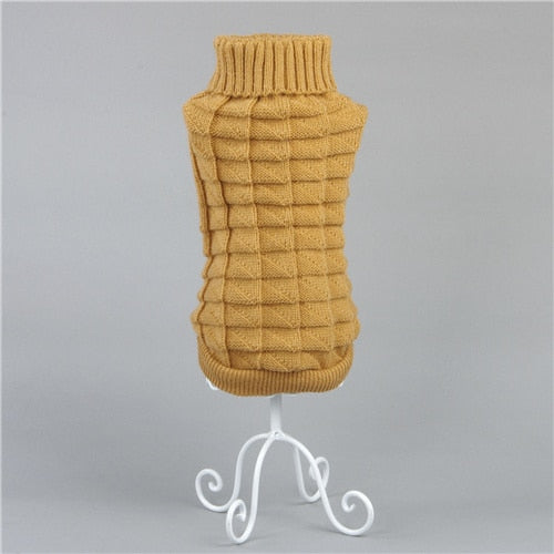 Qfdian Pet Outfits Leisure Pet Cat Sweater Winter Warm Cotton Cat Clothes for Small Cats Kitten Coat Jacket Kitty Knitted Sweaters Pet Dog Clothing