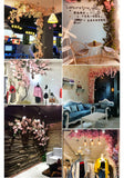 Qfdian wedding decorations hot sale new 20PCS Cherry Blossom Flower Branch High Quality Lifelike Fake Flower DIY Home Party Decoration Wedding Arch Decoration
