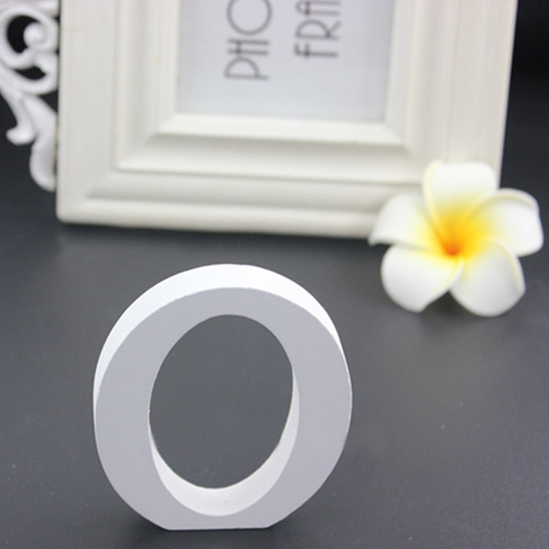 Qfdian Party decoration hot sale new 1pcs White Wooden LOVE Wedding Sign Romantic Wedding Decoration DIY Marriage LOVE Letters Photography Props