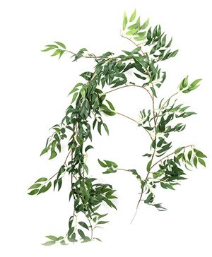 Qfdian valentines day decorations for the home hot sale new 170cm Wedding Ceiling Winding Road Layout Rattan Hotel Window Decoration Artificial Flowers Willow Vine Faux Foliage Wreath Deco