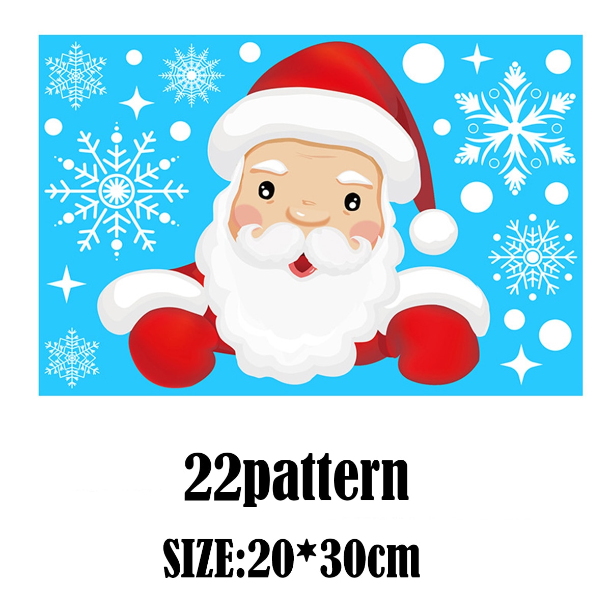 Qfdian Christmas decor ideas christmas decorations  Christmas Santa Claus Window Stickers Wall Ornaments Christmas Pendant Merry Christmas For Home Decor New Year Stickers 2022