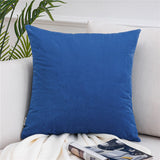 Qfdian Cozy apartment aesthetic valentines day decoration Solid Color Velvet Pillowcases Soft Cushion Covers Square Decorative Pillows For Sofa Bed Car Home Throw Pillow Christmas Gift