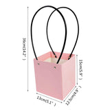 Qfdian Party decoration Kraft Paper Flower Boxes for Wedding Rose Bouquet Arrangements Handheld Gift Packaging Bag Box Diy Flower Basket Decor