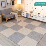Qfdian home decor hot sale new Wood Grain Baby Play Mat EVA Foam Puzzle Mat Splicing Rug for Children Crawling Mat Thicken Baby Carpet in the Nursery 30*30cm