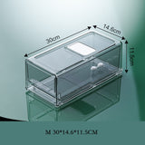 Transparent Acrylic Refrigerator Food Storage Box Compartment Fridge Fruit Vegetable Drawer Storage Bin Pantry Freezer Container