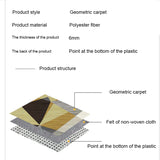Qfdian home decor hot sale new High Quality Turkey Big Carpets for Living Room Home Non-slip Waterproof Geometric Large Area Rugs for Bedroom Parlor Floor Mat