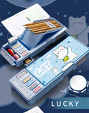 Qfdian Pencil Cases Case Material Escolar Unicorn Kawaii Estuche Stationery School Supplies Trousse Scolaire Cute Multifunction Pen Box