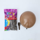 Qfdian Party decoration hot sale new 30/50 5/10inch Coffee Brown Khaki Skin Color Animal Pattern Balloon Jungle Party Balloon Decoration Birthday Party Supplies