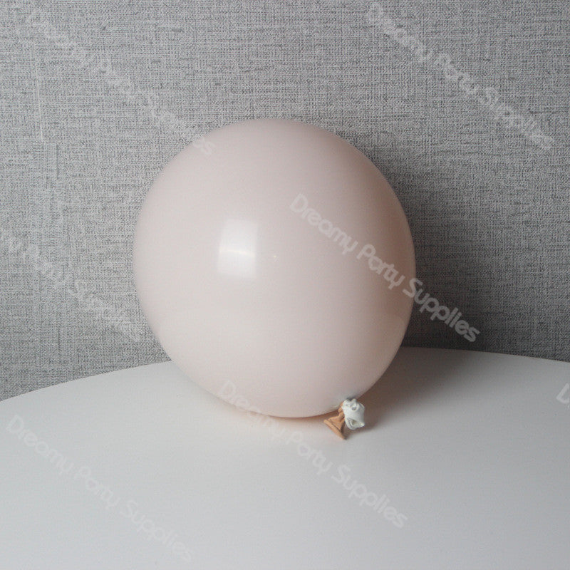 qfdian DIY Doubled Cream Peach Apricot Balloons Garland Retro Pink Ballon Kit Rose Gold Globos Wedding Birthday Baby Shower Party Decor