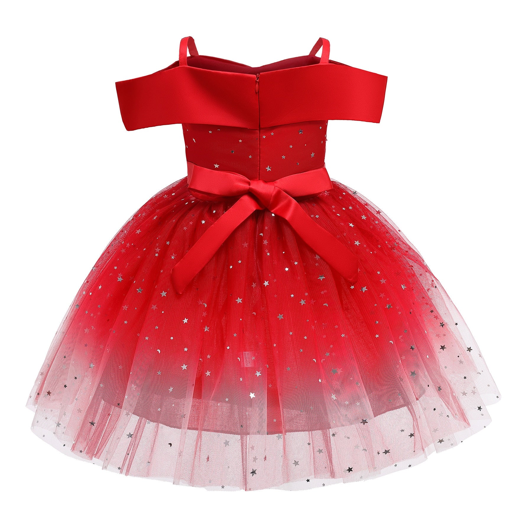 Qfdian halloween costumes christmas costumes Christmas Kids Dress For Girls Elegant Princess Dress Children Costume Girls Clothes Flower Girls Wedding Party vestidos 3-10 Y