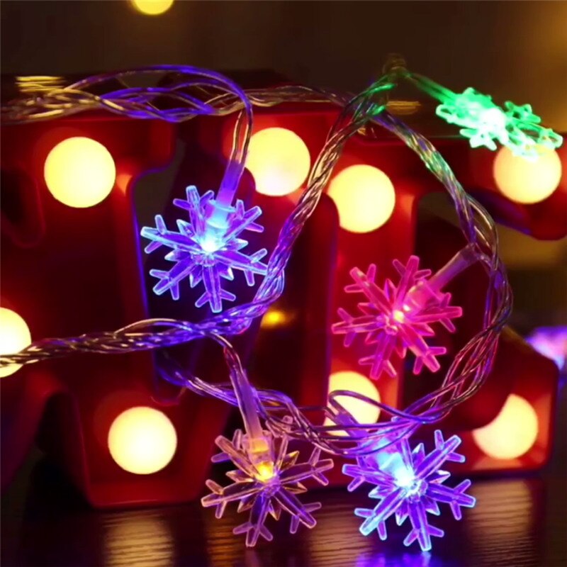 Qfdian Party decoration Led Garland Balls Lights Christmas Decorations for Home New Year Ornaments Natal Noel Adornos De Navidad