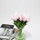 Tulip Artificial Flower Real Touch Artificial Bouquet Fake Flower Wedding Decoration Flowers Tulips For Home Decoration Tulipany