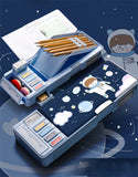 Qfdian Pencil Cases Case Material Escolar Unicorn Kawaii Estuche Stationery School Supplies Trousse Scolaire Cute Multifunction Pen Box