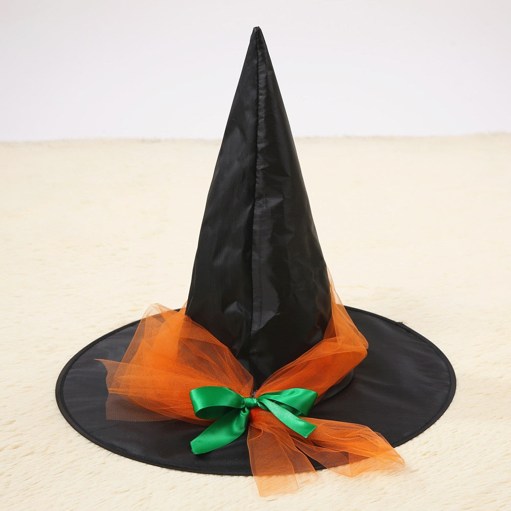 Qfdian halloween decorations halloween costumes Pumpkin Dresses for Baby Girls Tutu Dress with Witch Hat Halloween Costume for Kids Girl Pumpkin Clothes for Carnival Party