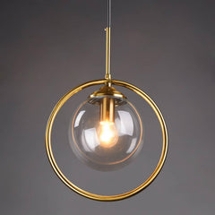 Qfdian home decor hot sale new Modern Led Bedside Pendant Light Fixture Nordic Indoor Golden Iron Hanging Lamp Luminaire Kitchen Dining Room Home Decor Lights