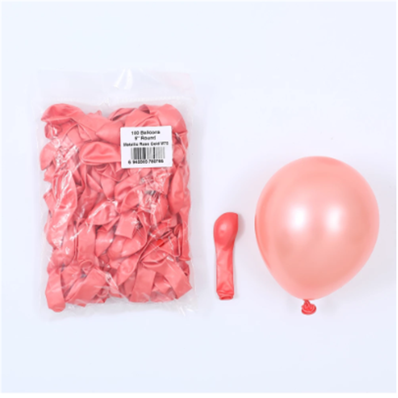 Qfdian Party decoration hot sale new 110pcs Pink Balloon Arch Garland Kit White Gold Confetti Latex Balloons Valentines Day Wedding Birthday Party Decoration