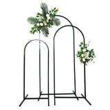 Qfdian Party decoration 3pcs/set Advertising stand Billboard Frame Wedding Backdrop Arch Stage Background Birthday Party Welcome Decor Iron Flower Shelf