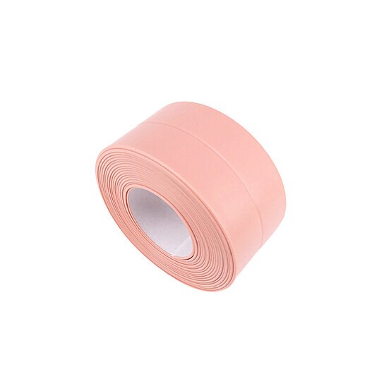 Qfdian Cozy apartment aesthetic PVC Self Adhesive Tape Sealing Tape Shower Bathroom Kitchen Mold Proof Anti-moisture Waterproof Tape Caulk Strip Adhesive Sealer