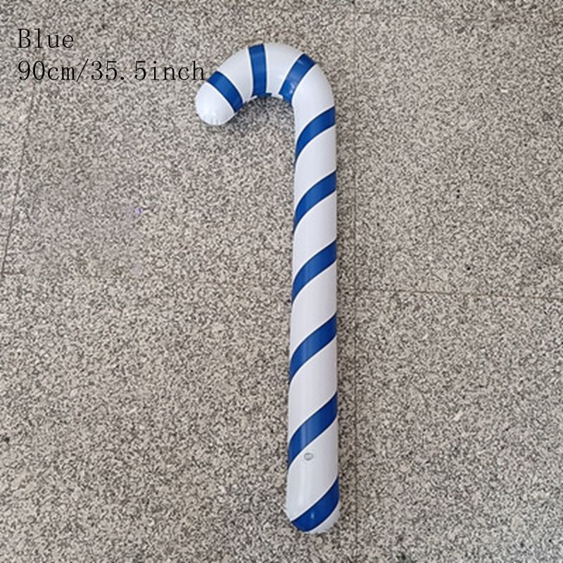 Qfdian halloween decorations Inflatable Christmas Canes Lollipop Balloon Merry Christmas Decoration for Home Xmas Ornaments Outdoor Decors Navidad Gifts Noel