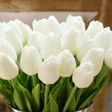 Tulip Artificial Flower Real Touch Artificial Bouquet Fake Flower Wedding Decoration Flowers Tulips For Home Decoration Tulipany