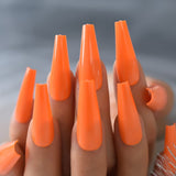 Black Fingernails Super Extra Long Coffin Slim Fake Nails For Women Matte Acrylic Nail Tips DIY Wholeslae Supplies Manicure