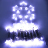 Qfdian Party decoration Party gifts hot sale new 288LED Stars Christmas Fairy Lights String Curtain Lights Outdoor For Garden New Year Party Decoration Lawn Lamp US Plug/EU Plug
