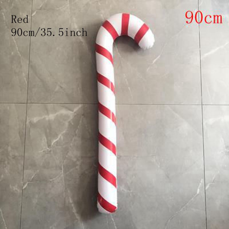 Qfdian halloween decorations Inflatable Christmas Canes Lollipop Balloon Merry Christmas Decoration for Home Xmas Ornaments Outdoor Decors Navidad Gifts Noel