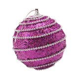 Qfdian valentines day decorations for the home hot sale new  8CM flower Wreath Decoration Christmas Home Decor Christmas Rhinestone Glitter Baubles Ball Xmas Tree Ornament #66