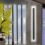 Qfdian Outdoor Waterproof IP65 Modern LED Wall Lamp 85~265V Living Room Bedroom Corridor Porch Indoor street path sconce Lighting