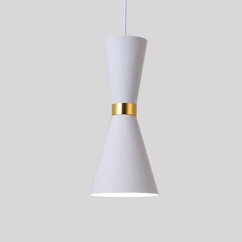 Qfdian home decor hot sale new Nordic Simplicity LED E27 Pendant Light Modern Macaron Hanging Lights Home Improvement Iron and Wood Decoration Pendant Lamp