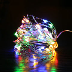 Qfdian Party decoration hot sale new LED Light String Fairy Garland Copper Wire Lights Christmas Festoon Birthday Wedding Valentine&#39;s Day Gift Led Party Decoration