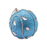 Qfdian valentines day decorations for the home hot sale new  8CM flower Wreath Decoration Christmas Home Decor Christmas Rhinestone Glitter Baubles Ball Xmas Tree Ornament #66