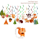 Staraise Woodland Animal Jungle Forest DIY Party Decor Woodland Birthday Party Baby Shower Decor Kids Birthday Party Supplies