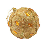 Qfdian valentines day decorations for the home hot sale new  8CM flower Wreath Decoration Christmas Home Decor Christmas Rhinestone Glitter Baubles Ball Xmas Tree Ornament #66