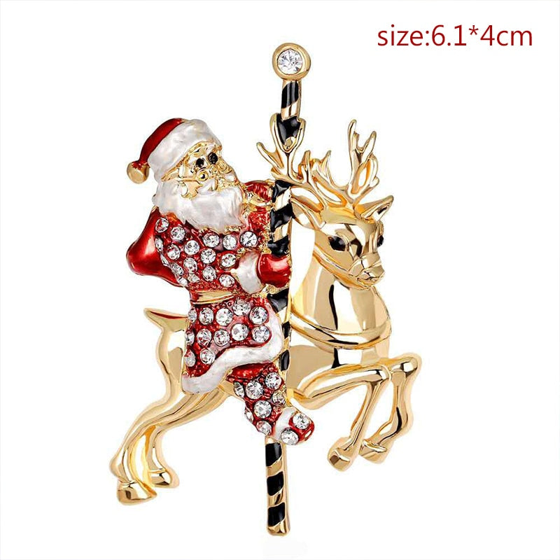 qfdian Christmas Santa Ear Studs Christms Women Jewelry Piercing Stud Earring Women Merry Christmas Decor Girl Friend Xmas Gift Natol