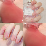 Popular Color Water-based Gel Nail Polish Peel Off No Baking Quick Drying Summer Nude Nail Polish Without Lamp Gel Varnishes